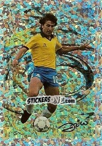 Sticker Zico - Campeonato Brasileiro 1997 n. 9 - Panini