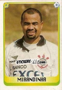 Sticker Mirandinha - Campeonato Brasileiro 1997 - Panini