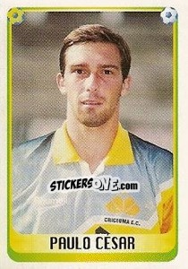 Sticker Paulo César - Campeonato Brasileiro 1997 n. 106 - Panini