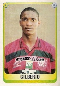 Sticker Gilberto - Campeonato Brasileiro 1997 - Panini