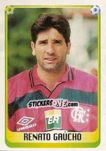Cromo Renato Gaúcho - Campeonato Brasileiro 1997 n. 132 - Panini