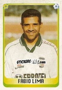 Figurina Fábio Lima - Campeonato Brasileiro 1997 - Panini