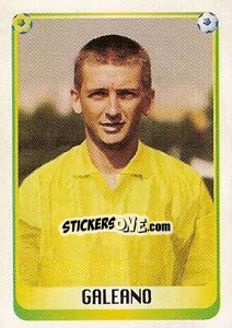 Sticker Galeano - Campeonato Brasileiro 1997 n. 324 - Panini