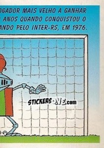 Sticker Jogador mais velho (puzzle 2) - Campeonato Brasileiro 1997 - Panini