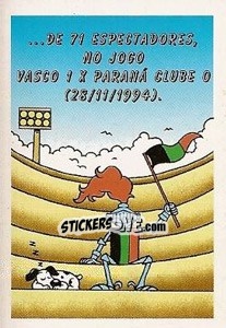 Sticker Menor Público Registrado - Campeonato Brasileiro 1997 n. 356 - Panini