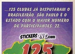 Sticker Quantos clubes já disputaram o Brasileiro (puzzle 1) - Campeonato Brasileiro 1997 n. 358 - Panini