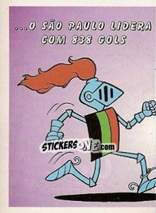 Figurina Melhores ataques do Brasileirão 1971-76 (puzzle 1) - Campeonato Brasileiro 1997 - Panini