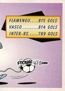Cromo Melhores ataques do Brasileirão 1971-76 (puzzle 2) - Campeonato Brasileiro 1997 n. 361 - Panini