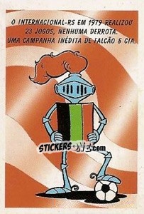 Sticker Único Campeão invicto do Brasileiro