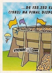 Sticker Maior Público Registrado (puzzle 1) - Campeonato Brasileiro 1997 - Panini