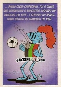 Figurina Atuou como jogador e técnico ganhou Brasileiro - Campeonato Brasileiro 1997 n. 371 - Panini