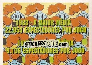 Sticker Maior e menor média de público (puzzle 1) - Campeonato Brasileiro 1997 n. 372 - Panini