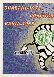 Sticker Maiores Zebras na historia Brasileiro (puzzle 1) - Campeonato Brasileiro 1997 - Panini