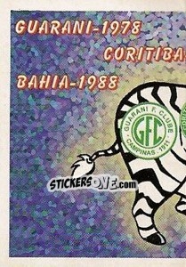 Sticker Maiores Zebras na historia Brasileiro (puzzle 1) - Campeonato Brasileiro 1997 n. 374 - Panini