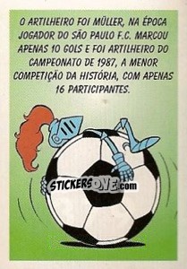Sticker Artilheiro Que Marcou Menos Gols A História - Campeonato Brasileiro 1997 n. 379 - Panini