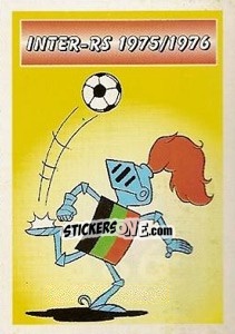 Sticker Clube do sul que conquistou Brasileiro por duas vezes consecutivas - Campeonato Brasileiro 1997 n. 386 - Panini