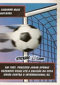 Figurina Time mais curto para ganhar Brasileiro (puzzle 2) - Campeonato Brasileiro 1997 - Panini