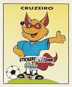 Figurina Cruzeiro - Campeonato Brasileiro 1996 - Panini