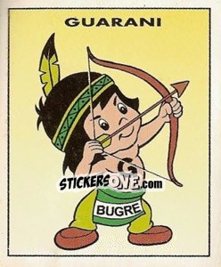 Sticker Guarani - Campeonato Brasileiro 1996 - Panini