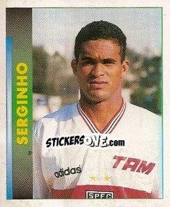 Figurina Serginho - Campeonato Brasileiro 1996 - Panini