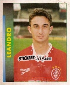 Cromo Leandro - Campeonato Brasileiro 1996 - Panini