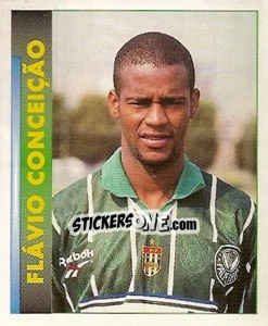 Cromo Flávio Conceição - Campeonato Brasileiro 1996 - Panini