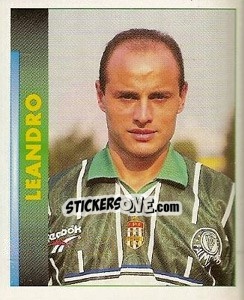 Cromo Leandro - Campeonato Brasileiro 1996 - Panini