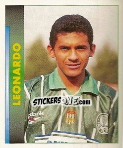 Cromo Leonardo - Campeonato Brasileiro 1996 - Panini