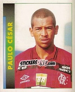 Cromo Paulo César - Campeonato Brasileiro 1996 - Panini