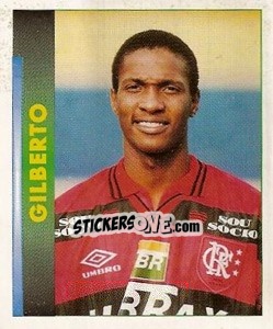Cromo Gilberto - Campeonato Brasileiro 1996 - Panini