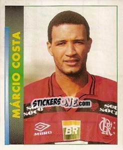 Cromo Márcio Costa - Campeonato Brasileiro 1996 n. 106 - Panini
