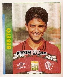 Cromo Bebeto - Campeonato Brasileiro 1996 - Panini