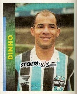 Cromo Dinho - Campeonato Brasileiro 1996 - Panini