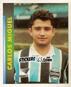 Cromo Carlos Miguel - Campeonato Brasileiro 1996 - Panini