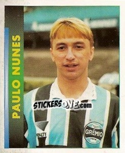 Sticker Paulo Nunes - Campeonato Brasileiro 1996 - Panini