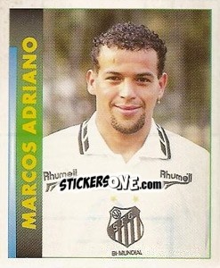 Cromo Marcos Adriano - Campeonato Brasileiro 1996 - Panini