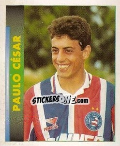 Cromo Paulo César - Campeonato Brasileiro 1996 - Panini
