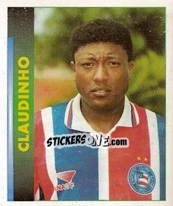 Cromo Claudinho - Campeonato Brasileiro 1996 - Panini