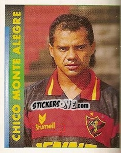 Cromo Chico Monte Alegre - Campeonato Brasileiro 1996 - Panini