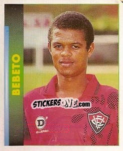 Cromo Bebeto - Campeonato Brasileiro 1996 - Panini