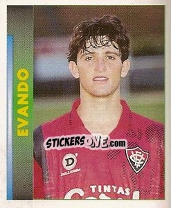 Cromo Evando - Campeonato Brasileiro 1996 - Panini