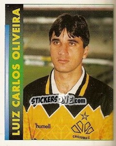 Figurina Luiz Carlos Oliveira - Campeonato Brasileiro 1996 - Panini