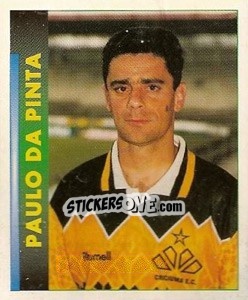 Cromo Paulo da Pinta - Campeonato Brasileiro 1996 - Panini