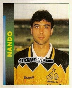 Figurina Nando - Campeonato Brasileiro 1996 - Panini
