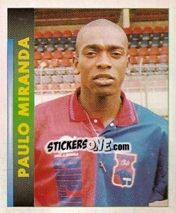 Sticker Paulo Miranda - Campeonato Brasileiro 1996 - Panini