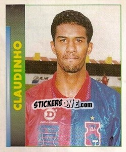 Cromo Claudinho - Campeonato Brasileiro 1996 - Panini
