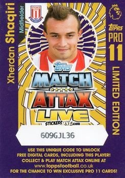 Sticker Xherdan Shaqiri - English Premier League 2016-2017. Match Attax Extra n. P37 - Topps