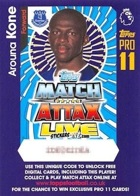 Cromo Arouna Kone - English Premier League 2016-2017. Match Attax Extra n. P9 - Topps