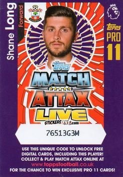 Figurina Shane Long - English Premier League 2016-2017. Match Attax Extra n. P21 - Topps
