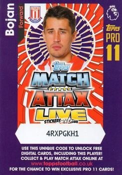 Cromo Bojan Krkic - English Premier League 2016-2017. Match Attax Extra n. P22 - Topps